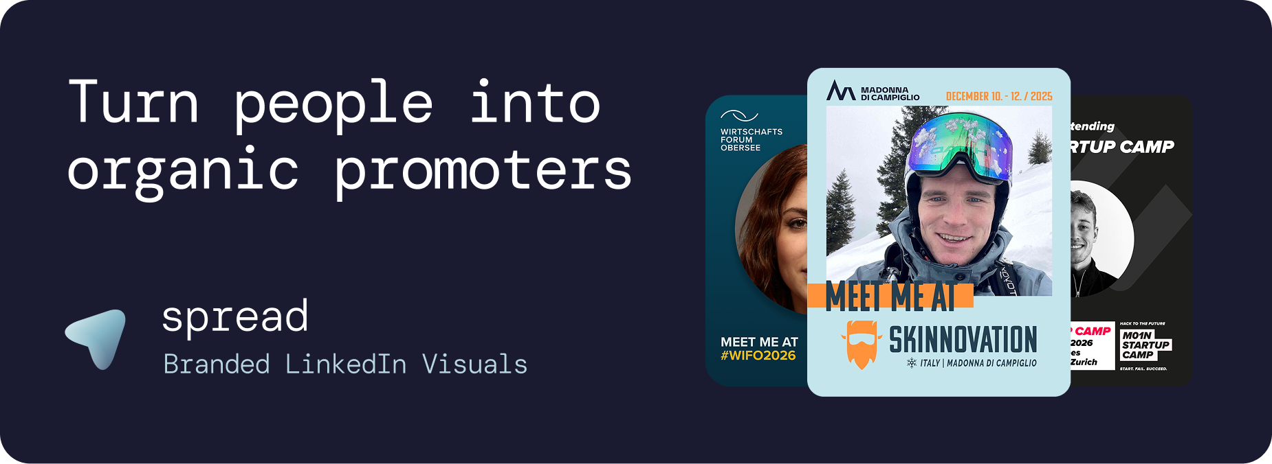 Sponsor activation at events with Go Spread